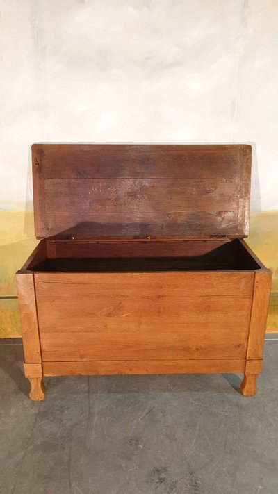 Maie Coffre En Chêne Du XIX ème Siècle