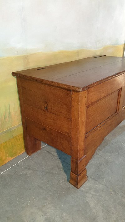 Maie Coffre En Chêne Du XIX ème Siècle