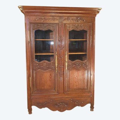 Norman Library in Carved Oak