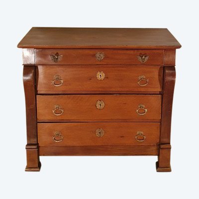 Petite Commode Restauration En Noyer