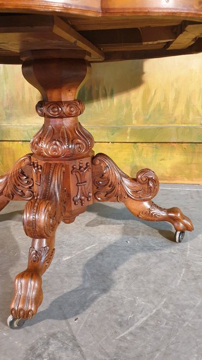 Guéridon, Table à Pied Central Napoléon III