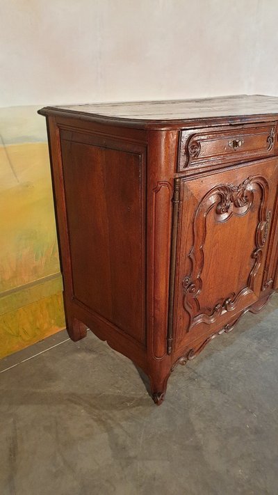 Louis XV Low Sideboard in Oak