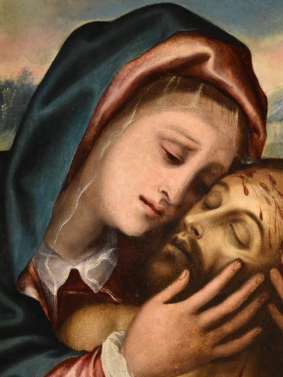 Pietà, Giovan Bernardo Lama (Neapel, 1536 - 1600)