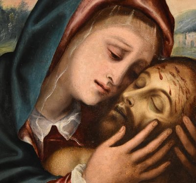 Pietà, Giovan Bernardo Lama (Neapel, 1536 - 1600)