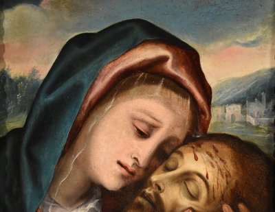 Pietà, Giovan Bernardo Lama (Neapel, 1536 - 1600)