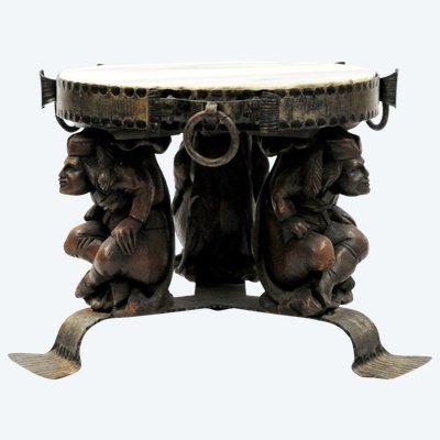 Jean-maurice ROTSCHILD (1902-1999) Circular Top Coffee Table In Marble