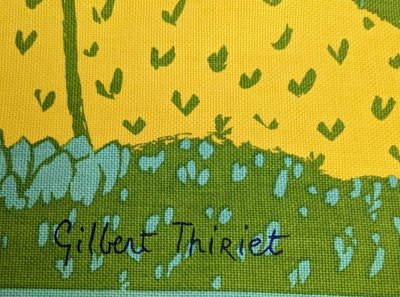THIRIET Gilbert & Braun Paris Tapestry About 1960 Edition of 200