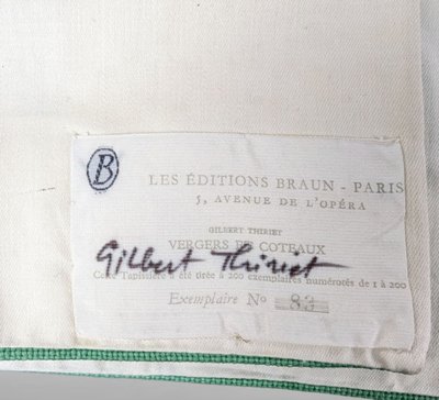 THIRIET Gilbert & Braun Paris Tapestry About 1960 Edition of 200
