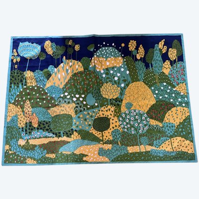 THIRIET Gilbert & Braun Paris Tapestry About 1960 Edition of 200