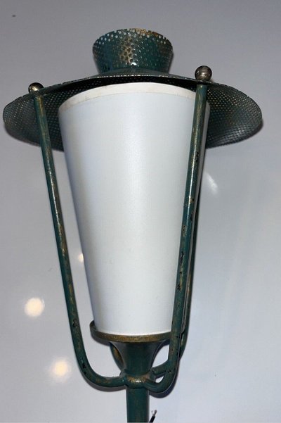 ARLUS & MATEGOT Pair of 50's Lantern Wall Lights Height 45cm