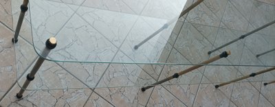 60's vintage large shelf enfilade store display