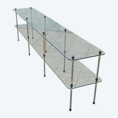 60's vintage large shelf enfilade store display