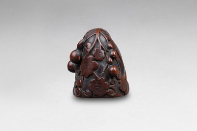 Netsuke - Coloquintes, Calebasses Et Leurs Feuillages. Japon Edo