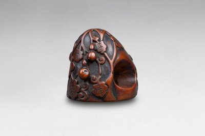Netsuke - Coloquintes, Calebasses Et Leurs Feuillages. Japon Edo