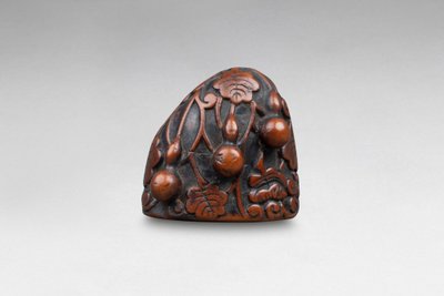 Netsuke - Coloquintes, Calebasses Et Leurs Feuillages. Japon Edo