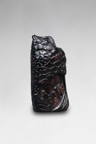 Netsuke e cachet. Personaggi in un paesaggio. Giappone Edo