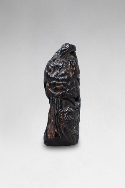Netsuke e cachet. Personaggi in un paesaggio. Giappone Edo
