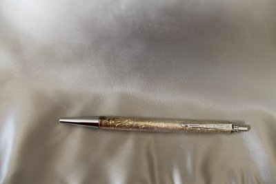 Waterman gold-plated ballpoint pens in box and Globus Judaica silver pen, 20th c.