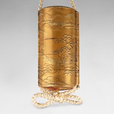 Petit Modèle Inro En Laque Or Japon Edo 18e Siècle