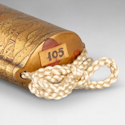 Petit Modèle Inro En Laque Or Japon Edo 18e Siècle