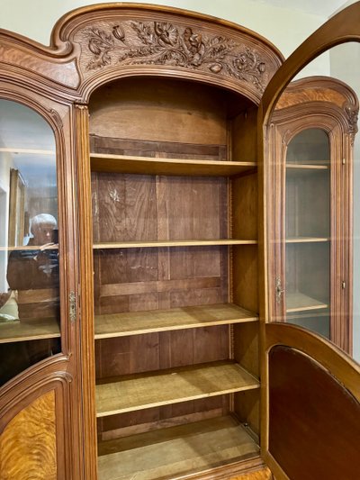 Bibliothèque / Vitrine Art Nouveau 