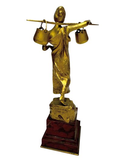 A. Moncel bronze Water carrier