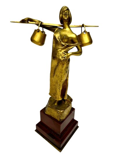 A. Moncel bronze Water carrier