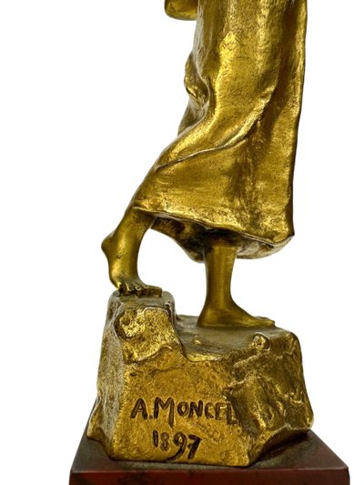 A. Moncel bronze Water carrier