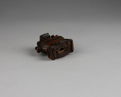 Netsuke - Shichifukujin Takarabune, Barca degli Dei della Felicità. Edo Giappone
