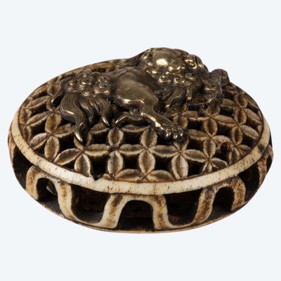 Ryusa Manju Netsuke Japon Edo