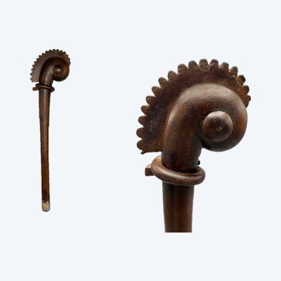 RÉCADE CÉPHALOPHORME - Culture Fon ?, Bénin - XIXème siècle