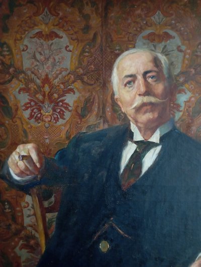 oil on canvas portrait by Jean Mayné