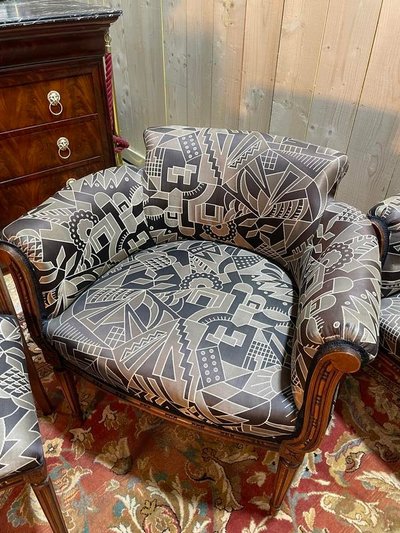 Art Deco Style Louis XVI Soft Sofa - Armchairs - Chairs