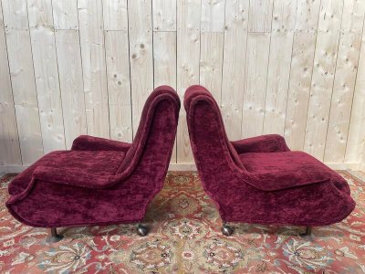 Pair of armchairs 1960 Arflex