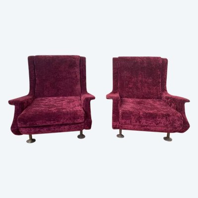 Pair of armchairs 1960 Arflex