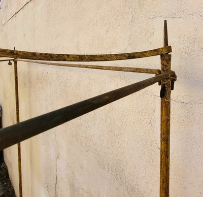 Large Canopy Bed In Antique Steel, Late 18th Early 19th Century