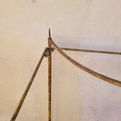 Large Canopy Bed In Antique Steel, Late 18th Early 19th Century