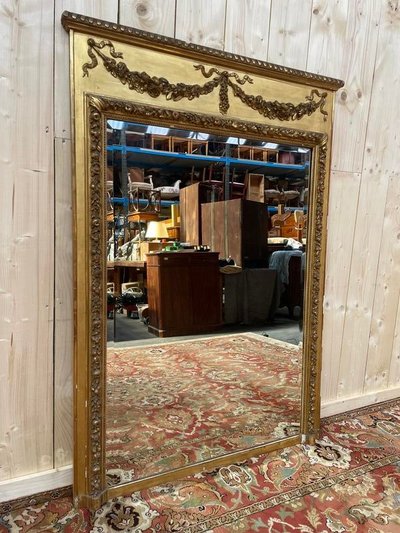 Mirror - Trumeau Style Louis XVI era napoleon III