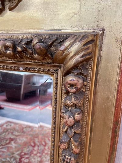 Mirror - Trumeau Style Louis XVI era napoleon III