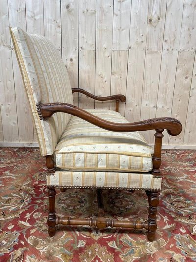 Bench - Louis XIII sofa in walnut