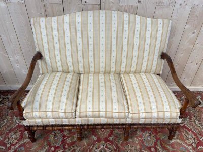 Bench - Louis XIII sofa in walnut