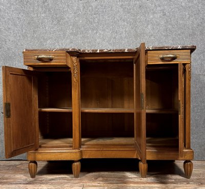 Attractive Art Deco period sideboard in walnut circa 1925
