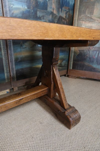 Large oak table