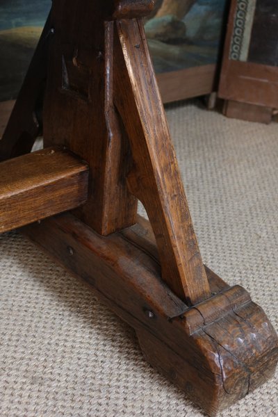 Large oak table