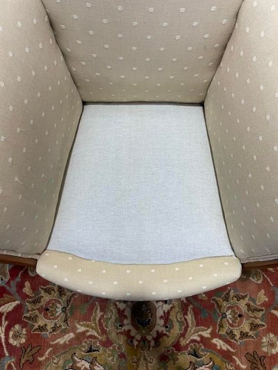 Fauteuil - Bergère époque Art Déco en noyer 