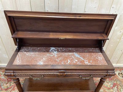 Desserte - Console Henri II en noyer 
