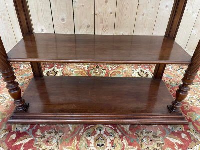 Desserte - Console Henri II en noyer 