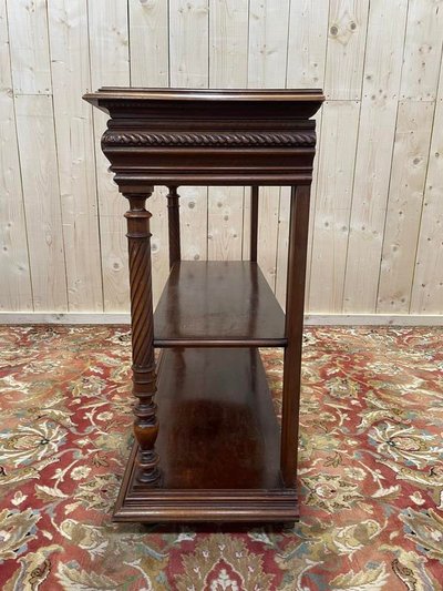 Desserte - Console Henri II en noyer 