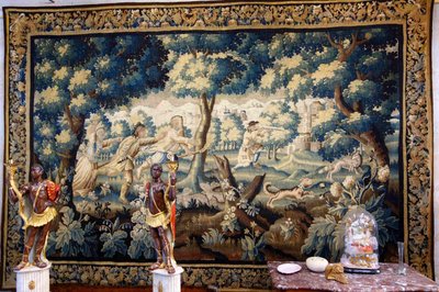 Large Aubusson tapestry "The Fox Hunt", early 18th century