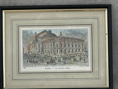 6 engravings Paris